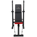 Скамья спортивная Calviano 1008 Black+red