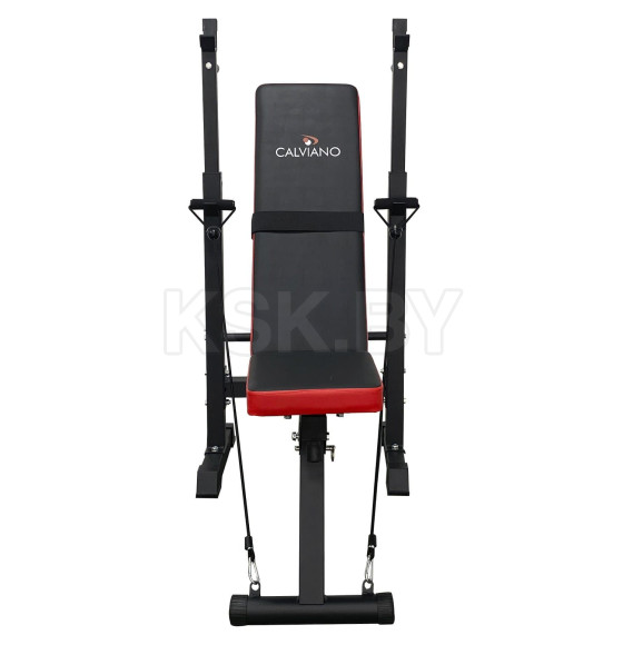 Скамья спортивная Calviano 1008 Black+red