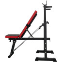 Скамья спортивная Calviano 1008 Black+red