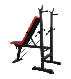 Скамья спортивная Calviano 1008 Black+red