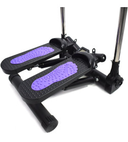 Степпер поворотный с поручнями Calviano 202 фиолетовый