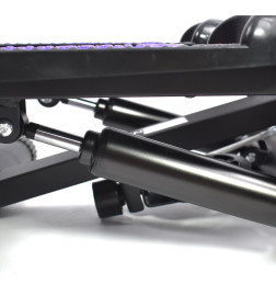 Степпер поворотный с поручнями Calviano 202 фиолетовый