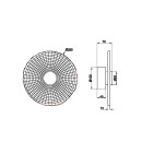Светильник настенный Arte Lamp BEVEL A1612AP-5PB (A1612AP-5PB) 