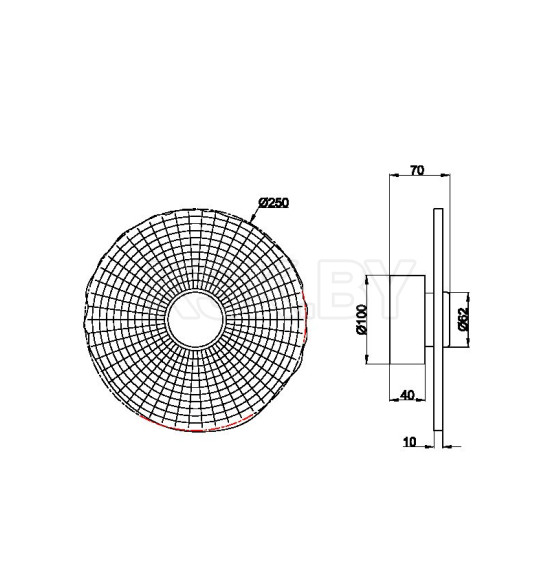 Светильник настенный Arte Lamp BEVEL A1612AP-5PB (A1612AP-5PB) 