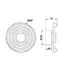 Светильник настенный Arte Lamp BEVEL A1681AP-5PB (A1681AP-5PB) 