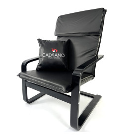 Кресло-качалка Calviano Soft 1 чёрное PU