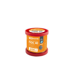 Припой ПОС 40, проволока, Ø1 мм, 200 гр, катушка "Алмаз" TDM SQ1025-0321