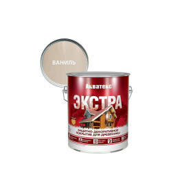 Пропитка АКВАТЕКС ЭКСТРА ваниль, 2,7 л