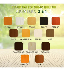 Пропитка АКВАТЕКС 2 в 1 (груша) 2,7 л