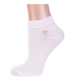 Носки женские 1101 Брестские CLASSIC (укороченные), р. 23 рис.654  МОЛОЧНЫЙ