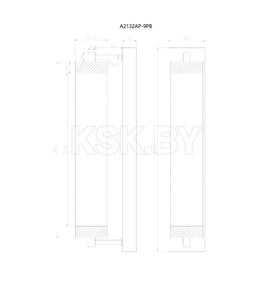 Светильник настенный Arte Lamp GALAXY A2132AP-9PB (A2132AP-9PB) 