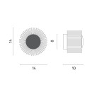 Подсветка декоративная Divinare AURORA 1092/06 AP-6 (1092/06 AP-6) 