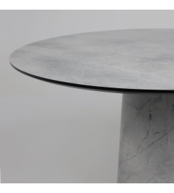 Стол AV 1317, HPL+МДФ, нераздвижной 1200 Мрамор Марквина синий/черный