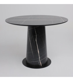 Стол AV 1317, HPL+МДФ, нераздвижной 1000 Черный тунис/черный