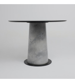 Стол AV 1317, HPL+МДФ, нераздвижной 1000 Мрамор Марквина синий/черный