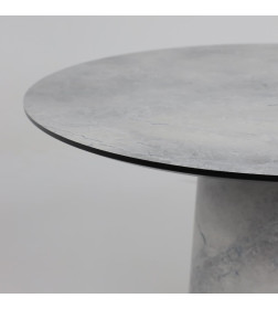 Стол AV 1317, HPL+МДФ, нераздвижной 1000 Мрамор Марквина синий/черный