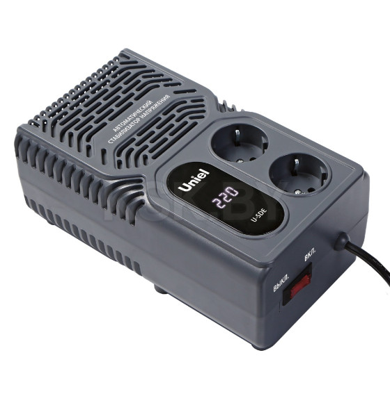 Стабилизатор напряжения серии Constant однофазный U-SDE 1000вА Uniel (UL-00012767) 