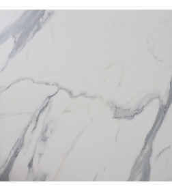 Стол AV 1317, HPL+МДФ, нераздвижной 1000 Мрамор белый/черный