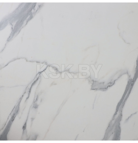 Стол AV 1317, HPL+МДФ, нераздвижной 1000 Мрамор белый/черный (119698) 