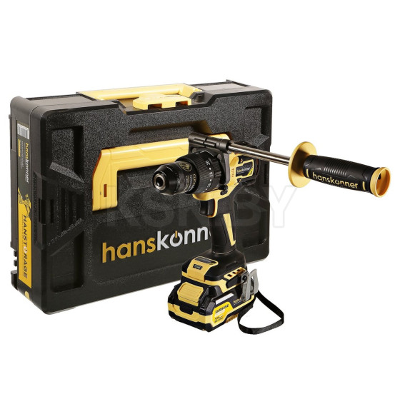 Дрель-шуруповерт аккумулярторная Hanskonner HCD20165PRO (HCD20165PRO) 