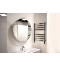 Полотенцесушитель Terminus КС Аврора П8 500х800 электро (quick touch) графит