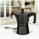 Гейзерная кофеварка 300 мл алюминий MR-1666-6-Black Espresso Moka Maestro (MR-1666-6-Black) 