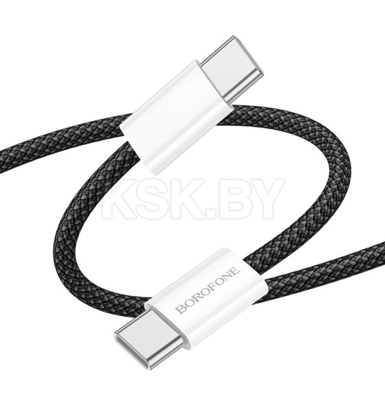 Кабель Type-C-Type-C 60W 1м. (черный,) BX103 BOROFONE (O9485)
