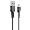 Кабель MicroUSB - USB 2,4A 1м. (черный) BX51 BOROFONE (43916)