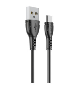 Кабель MicroUSB - USB 2,4A 1м. (черный) BX51 BOROFONE