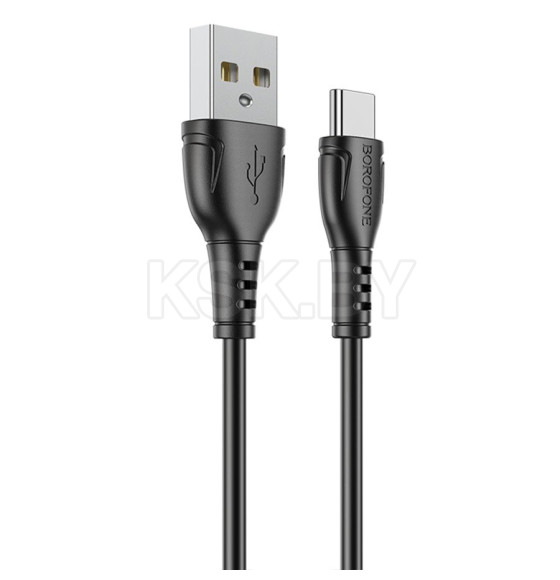 Кабель MicroUSB - USB 2,4A 1м. (черный) BX51 BOROFONE (43916)