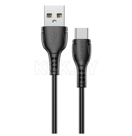 Кабель MicroUSB - USB 2,4A 1м. (черный) BX51 BOROFONE (43916)