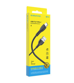 Кабель MicroUSB - USB 2,4A 1м. (черный) BX51 BOROFONE