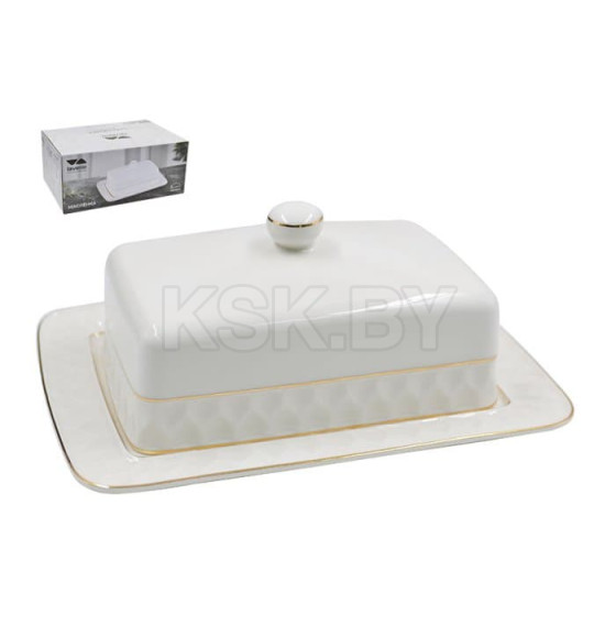 Масленка Lavenir "Шарм" 20х14,5х8 см 820-200 фарфор (00111830) 