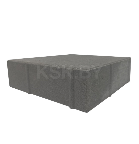 Плитка тротуарная Дианит Квадрат 200х200х60мм Пепельный. (К 20.20.06 Пепельный     ) 