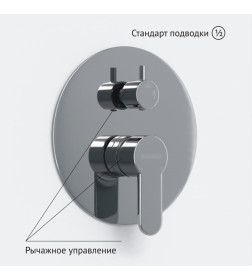Душевой комплект BERGES VENTAS 2R, хром сильвер