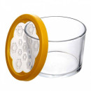 Банка стеклянная Бейзик 220 мл желтая крышка Pasabahce 42230 (81469) (81469) 