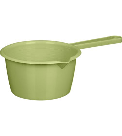 Ковш 1,0л пластиковый "Mixed" с ручкой (зеленый) 231115918/09