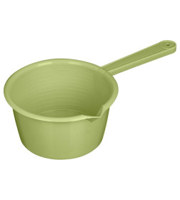 Ковш 1,0л пластиковый "Mixed" с ручкой (зеленый) 231115918/09