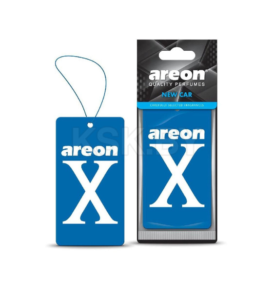 Ароматизатор AREON X VERSION NEW CAR картонка (ARE-XV16B) 