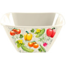 Миска квадратная "Bergamo" 2,0л с декором (светло-бежевый) (221129725/0102) 