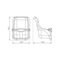 Качели KBT Luxe / 131.001.007.001 (сиреневый/лайм) (6425800) 