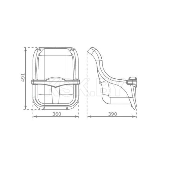 Качели KBT Luxe / 131.001.007.001 (сиреневый/лайм) (6425800) 