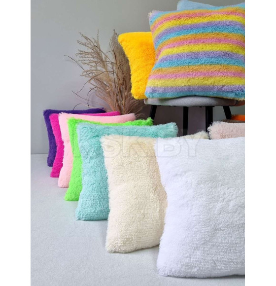 Подушка декоративная MATEX PLUSH. Размер: 43x43 Цвет: коралловый (53-255) 