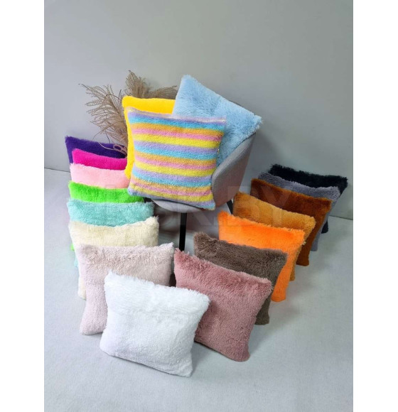 Подушка декоративная MATEX PLUSH. Размер: 43x43 Цвет: коралловый (53-255) 