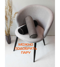 Подушка декоративная MATEX ВАЛИК.ECOLOGY VELOURS. Размер: 39x10 Цвет: СЕРЫЙ.
