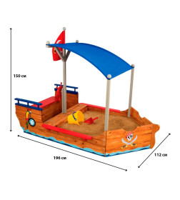 Песочница KidKraft Пиратская лодка / 00128-KE
