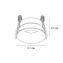 Светильник встраиваемый точечный Arte Lamp DUCRE MINI A7095PL-1BK (A7095PL-1BK) 