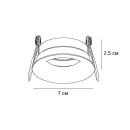 Светильник встраиваемый точечный Arte Lamp DUCRE A8095PL-1BK (A8095PL-1BK) 