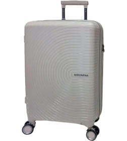 Чемодан на колесах Mironpan 24109 (S, светло-серый)