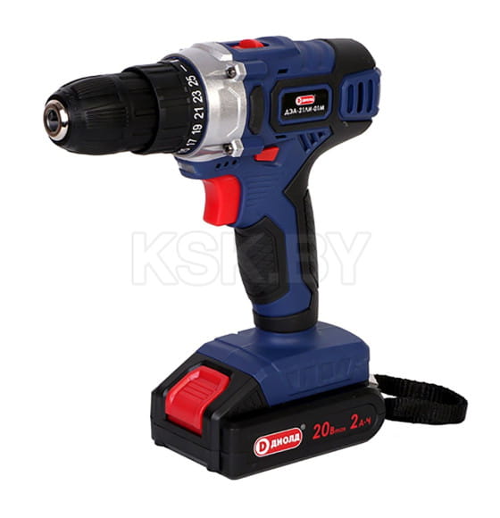 Дрель-шуруповерт аккумуляторная ДИОЛД ДЭА-21ЛИ-01М 10300161 (без АКБ и ЗУ) (ДЭА-21ЛИ-01М(10300161)) 